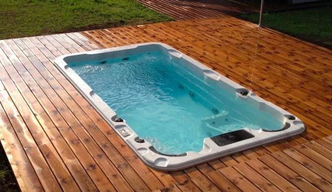 Композитный бассейн с противотоком Jazzi Pool Agasis 339C