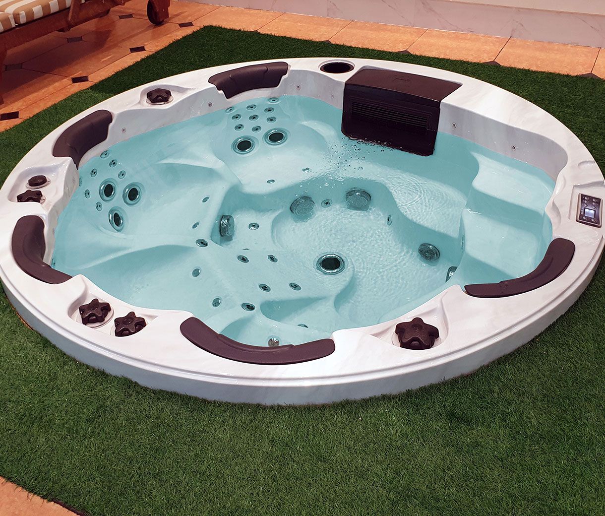 Круглый Гидромассажный Спа Бассейн Jazzi Pool Tennessee 306A