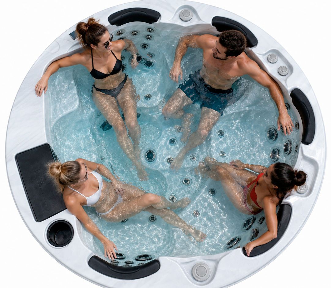 Круглый Гидромассажный Спа Бассейн Jazzi Pool Tennessee 306A