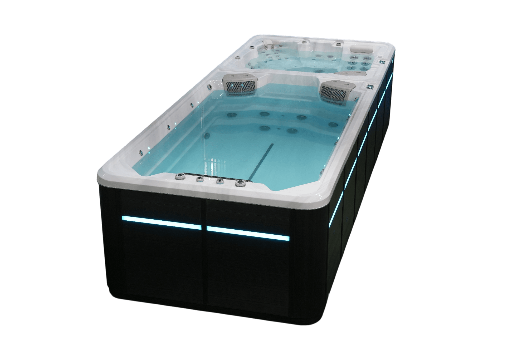 Плавательный  бассейн c противотоком двухзонный Jazzi Pool Sunset SKT339A